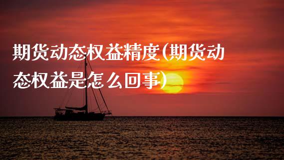 期货动态权益精度(期货动态权益是怎么回事) (https://www.njaxzs.com/) 内盘期货 第1张