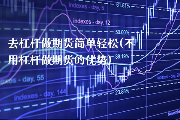 去杠杆做期货简单轻松(不用杠杆做期货的优势) (https://www.njaxzs.com/) 期货直播间 第1张