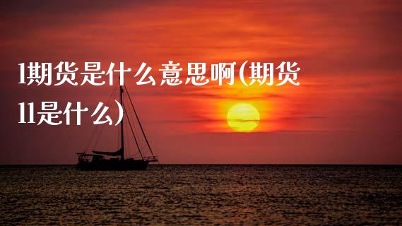 l期货是什么意思啊(期货ll是什么) (https://www.njaxzs.com/) 期货行情 第1张