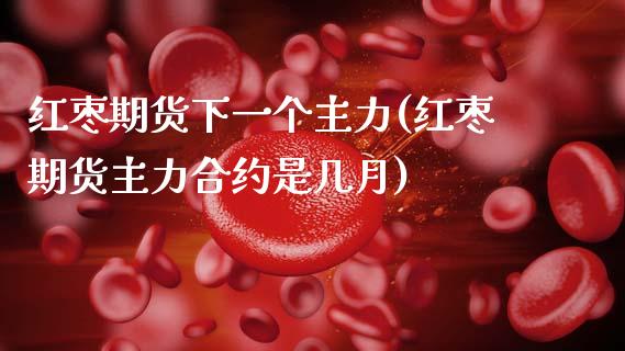 红枣期货下一个主力(红枣期货主力合约是几月) (https://www.njaxzs.com/) 期货投资 第1张