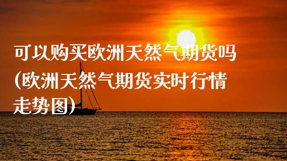 可以购买欧洲天然气期货吗(欧洲天然气期货实时行情走势图) (https://www.njaxzs.com/) 期货行情 第1张