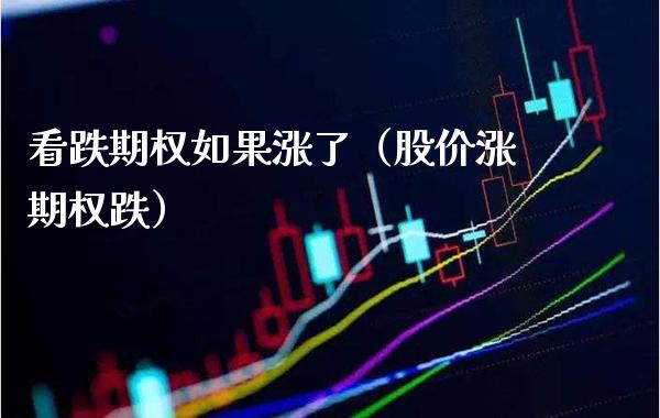 看跌期权如果涨了（股价涨期权跌） (https://www.njaxzs.com/) 内盘期货 第1张