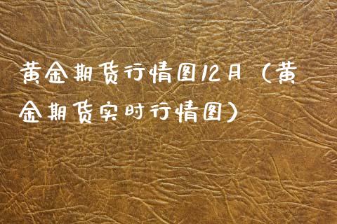黄金期货行情图12月（黄金期货实时行情图） (https://www.njaxzs.com/) 期货直播间 第1张