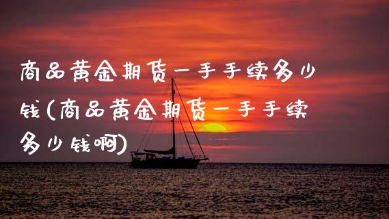商品黄金期货一手手续多少钱(商品黄金期货一手手续多少钱啊) (https://www.njaxzs.com/) 期货直播间 第1张