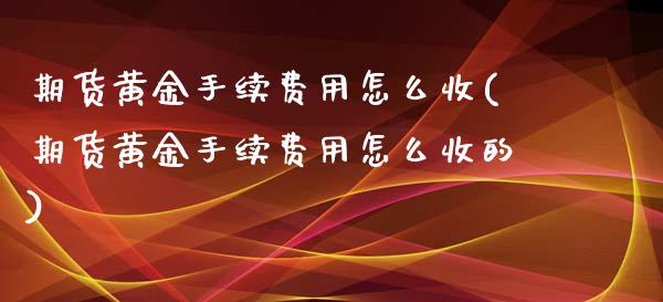 期货黄金手续费用怎么收(期货黄金手续费用怎么收的) (https://www.njaxzs.com/) 黄金期货 第1张