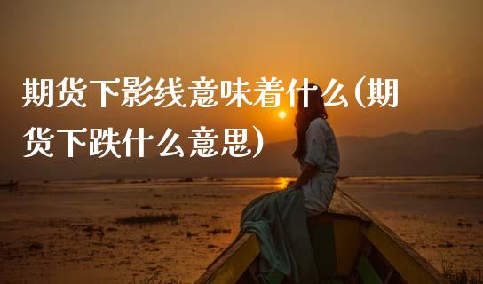 期货下影线意味着什么(期货下跌什么意思) (https://www.njaxzs.com/) 内盘期货 第1张