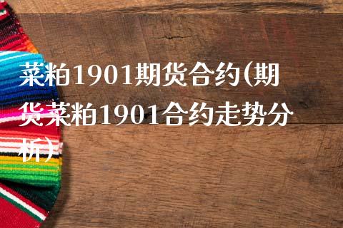 菜粕1901期货合约(期货菜粕1901合约走势分析) (https://www.njaxzs.com/) 期货投资 第1张