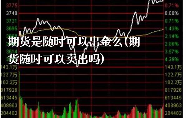 期货是随时可以出金么(期货随时可以卖出吗) (https://www.njaxzs.com/) 黄金期货 第1张