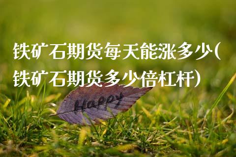 铁矿石期货每天能涨多少(铁矿石期货多少倍杠杆) (https://www.njaxzs.com/) 期货投资 第1张