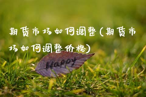 期货市场如何调整(期货市场如何调整价格) (https://www.njaxzs.com/) 期货行情 第1张