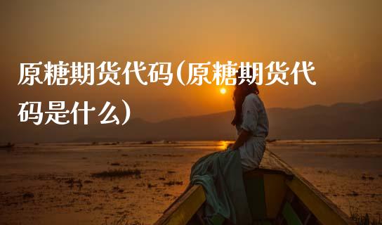 原糖期货代码(原糖期货代码是什么) (https://www.njaxzs.com/) 期货行情 第1张