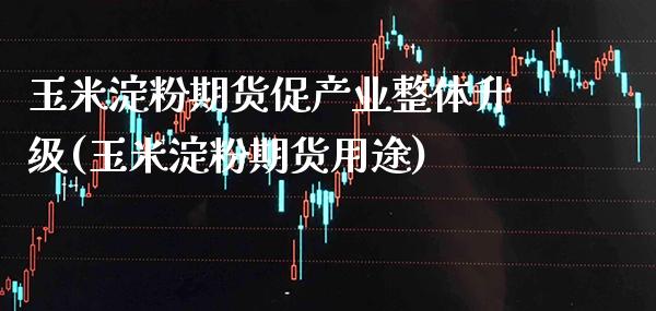 玉米淀粉期货促产业整体升级(玉米淀粉期货用途) (https://www.njaxzs.com/) 原油期货 第1张