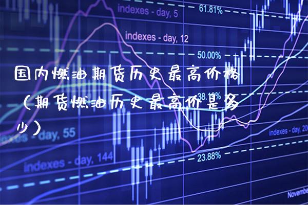 国内燃油期货历史最高（期货燃油历史最高价是多少） (https://www.njaxzs.com/) 期货行情 第1张