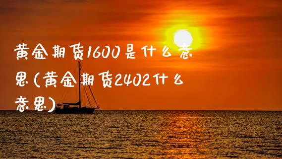 黄金期货1600是什么意思(黄金期货2402什么意思) (https://www.njaxzs.com/) 期货投资 第1张