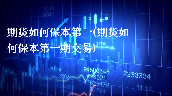 期货如何保本第一(期货如何保本第一期交易) (https://www.njaxzs.com/) 原油期货 第1张