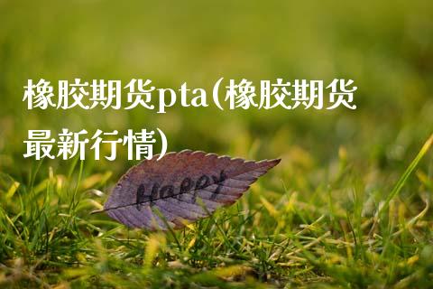 橡胶期货pta(橡胶期货最新行情) (https://www.njaxzs.com/) 原油期货 第1张