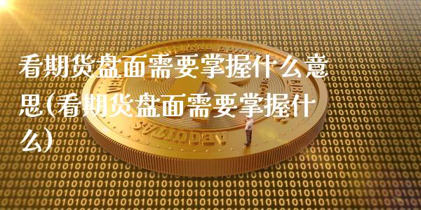 看期货盘面需要掌握什么意思(看期货盘面需要掌握什么) (https://www.njaxzs.com/) 期货行情 第1张