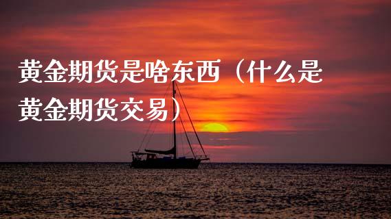 黄金期货是啥东西（什么是黄金期货交易） (https://www.njaxzs.com/) 期货直播间 第1张