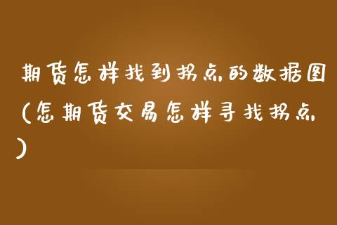 期货怎样找到拐点的数据图(怎期货交易怎样寻找拐点) 期货行情 第1张-爱新财经 期货怎样找到拐点的数据图(怎期货交易怎样寻找拐点) (https://www.njaxzs.com/) 期货行情 第1张