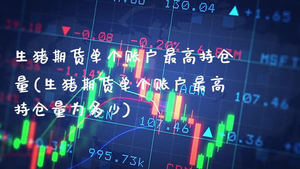 生猪期货单个账户最高持仓量(生猪期货单个账户最高持仓量为多少) (https://www.njaxzs.com/) 原油期货 第1张