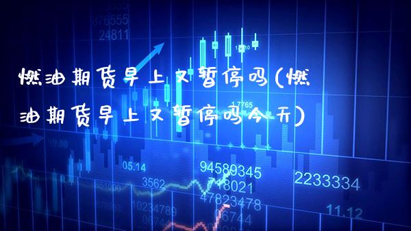 燃油期货早上又暂停吗(燃油期货早上又暂停吗今天) (https://www.njaxzs.com/) 期货直播间 第1张