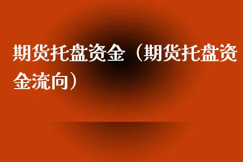 期货托盘资金（期货托盘资金流向） (https://www.njaxzs.com/) 期货直播间 第1张