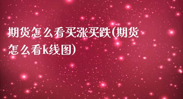 期货怎么看买涨买跌(期货怎么看k线图) (https://www.njaxzs.com/) 期货投资 第1张
