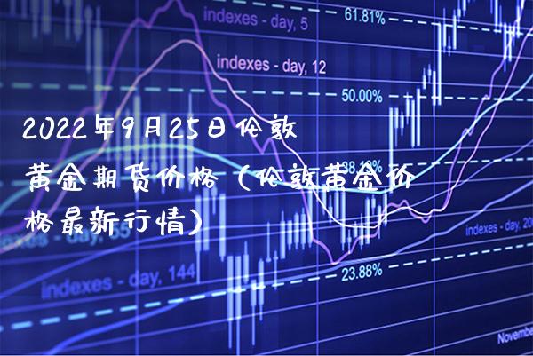 2022年9月25日伦敦黄金期货（伦敦黄金最新行情） (https://www.njaxzs.com/) 期货直播间 第1张