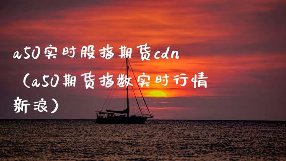 a50实时股指期货cdn（a50期货指数实时行情新浪） (https://www.njaxzs.com/) 黄金期货 第1张