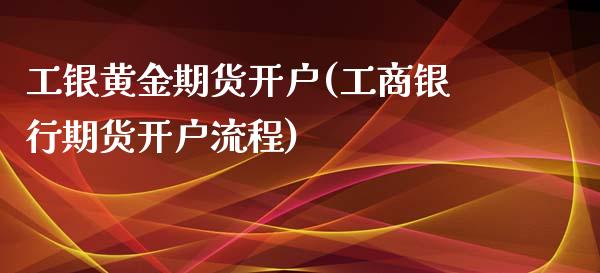 工银黄金期货开户(银行期货开户流程) (https://www.njaxzs.com/) 期货直播间 第1张