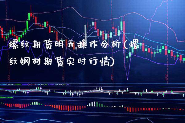螺纹期货明天操作分析(螺纹钢材期货实时行情) (https://www.njaxzs.com/) 黄金期货 第1张