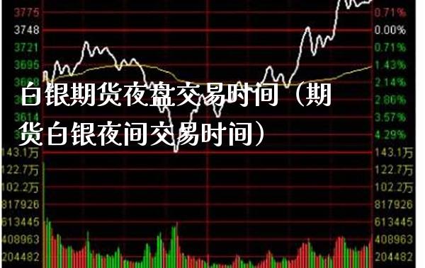 白银期货夜盘交易时间（期货白银夜间交易时间） (https://www.njaxzs.com/) 黄金期货 第1张