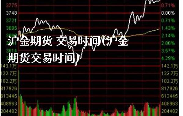 沪金期货 交易时间(沪金期货交易时间) (https://www.njaxzs.com/) 期货直播间 第1张