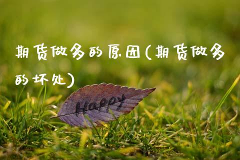 期货做多的原因(期货做多的坏处) (https://www.njaxzs.com/) 期货直播间 第1张