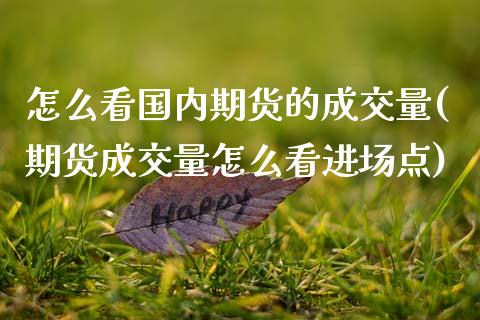 怎么看国内期货的成交量(期货成交量怎么看进场点) 内盘期货 第1张-爱新财经 怎么看国内期货的成交量(期货成交量怎么看进场点) (https://www.njaxzs.com/) 内盘期货 第1张