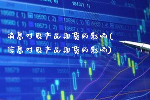 消息对农产品期货的影响(信息对农产品期货的影响) (https://www.njaxzs.com/) 期货直播间 第1张