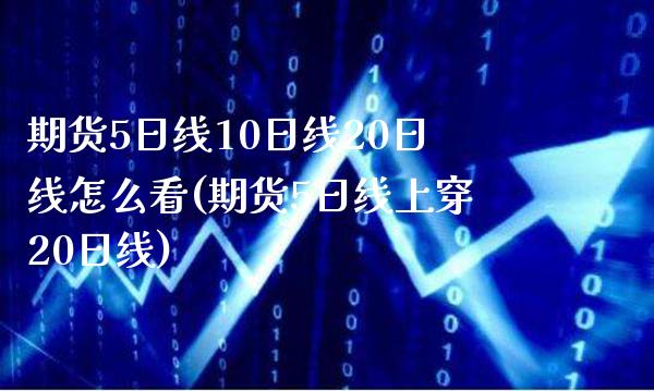 期货5日线10日线20日线怎么看(期货5日线上穿20日线) (https://www.njaxzs.com/) 期货直播间 第1张