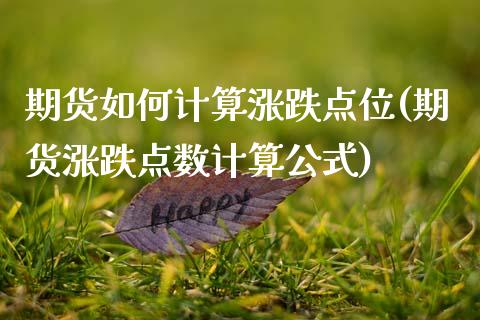 期货如何计算涨跌点位(期货涨跌点数计算公式) (https://www.njaxzs.com/) 期货投资 第1张