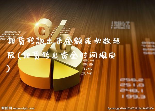 期货转款出来金额或次数超限(期货转出资金时间规定) (https://www.njaxzs.com/) 期货开户 第1张