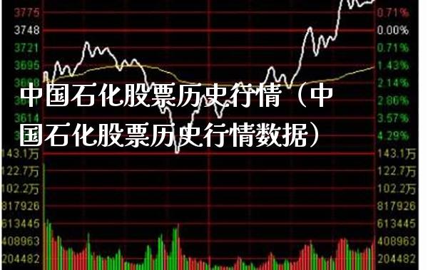 中国石化股票历史行情（中国石化股票历史行情数据） (https://www.njaxzs.com/) 内盘期货 第1张