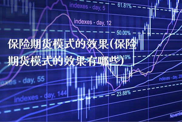 保险期货模式的效果(保险期货模式的效果有哪些) (https://www.njaxzs.com/) 期货直播间 第1张