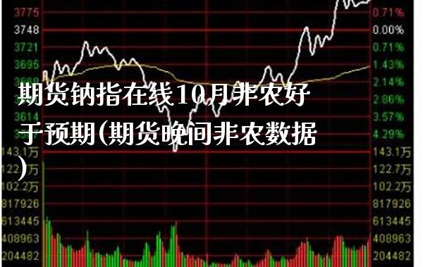 期货钠指在线10月非农好于预期(期货晚间非农数据) (https://www.njaxzs.com/) 期货投资 第1张