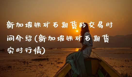 新加坡铁矿石期货的交易时间介绍(新加坡铁矿石期货实时行情) (https://www.njaxzs.com/) 期货投资 第1张