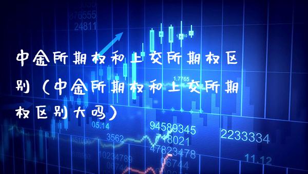 中金所期权和上交所期权区别（中金所期权和上交所期权区别大吗） (https://www.njaxzs.com/) 期货直播间 第1张