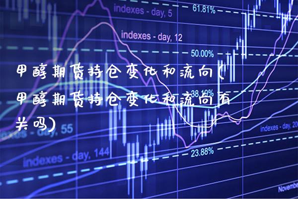 甲醇期货持仓变化和流向(甲醇期货持仓变化和流向有关吗) (https://www.njaxzs.com/) 黄金期货 第1张