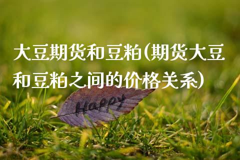 大豆期货和豆粕(期货大豆和豆粕之间的价格关系) (https://www.njaxzs.com/) 原油期货 第1张