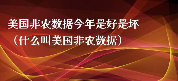 美国非农数据今年是好是坏（什么叫美国非农数据） (https://www.njaxzs.com/) 期货直播间 第1张