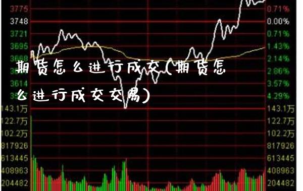 期货怎么进行成交(期货怎么进行成交交易) (https://www.njaxzs.com/) 黄金期货 第1张