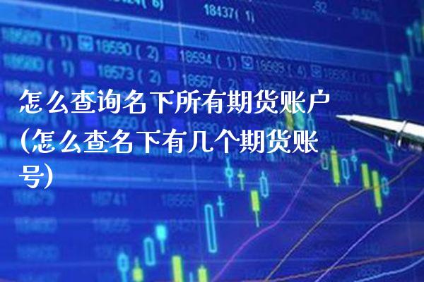 怎么查询名下所有期货账户(怎么查名下有几个期货账号) (https://www.njaxzs.com/) 期货直播间 第1张