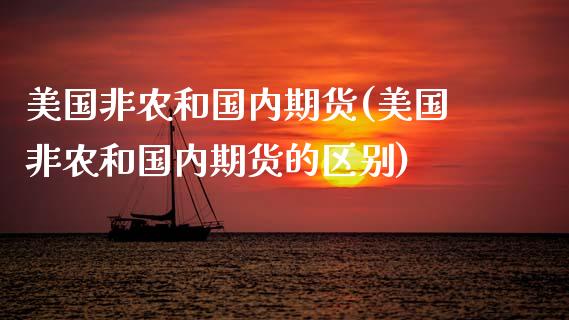 美国非农和国内期货(美国非农和国内期货的区别) (https://www.njaxzs.com/) 黄金期货 第1张